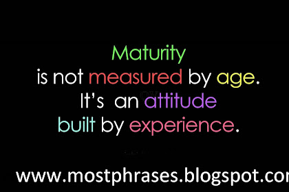 Meaning Of Maturity In English