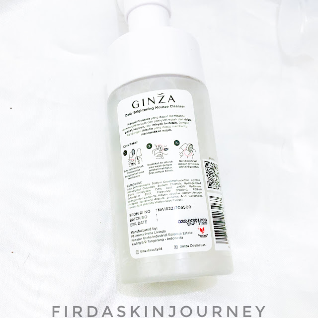 review ginza mousse cleanser