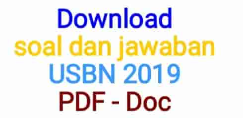 Download Soal Usbn 2019 Matematika Wajib Pdf Dan Jawaban