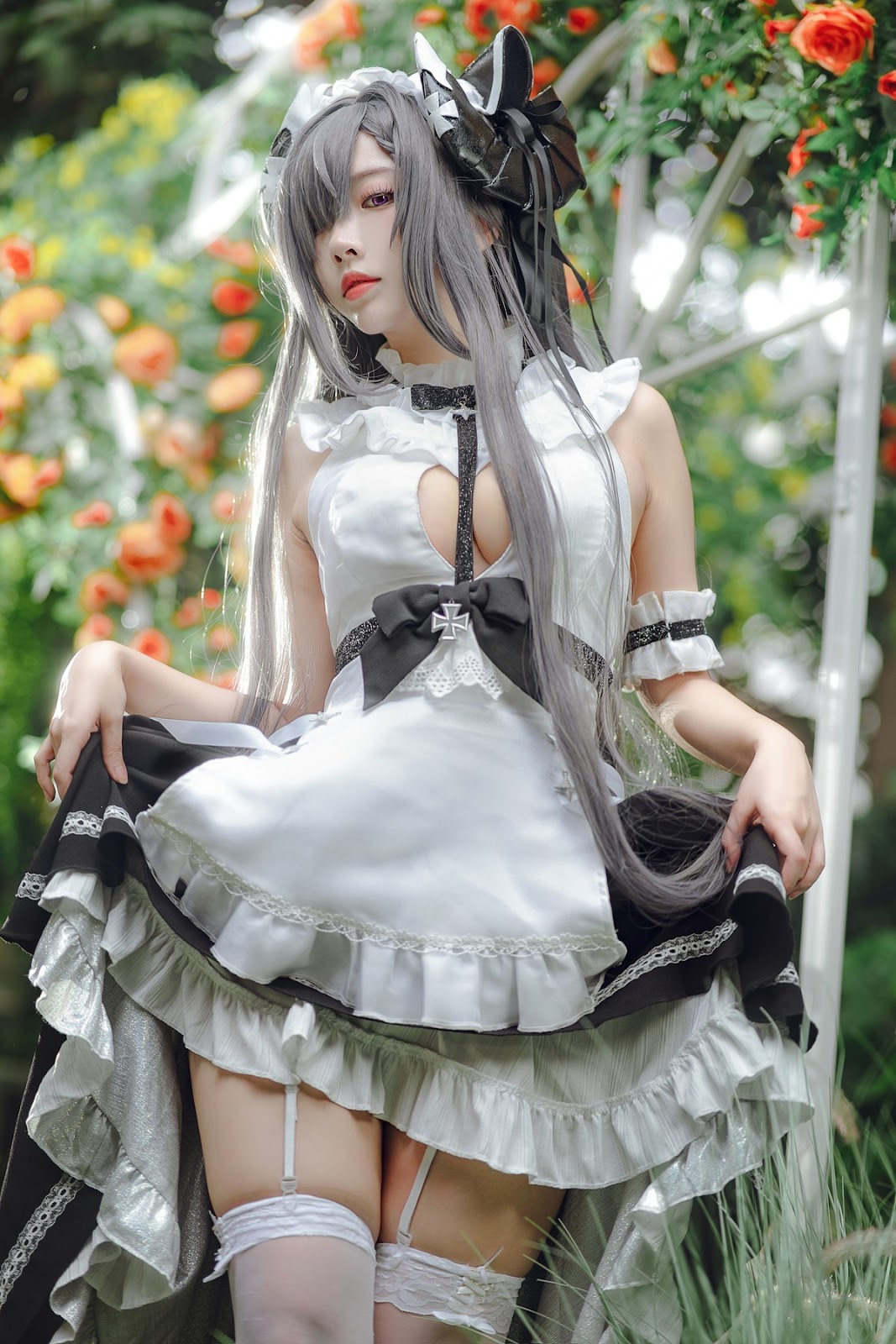 Cosplay 宮本桜 奥古斯特 女仆装