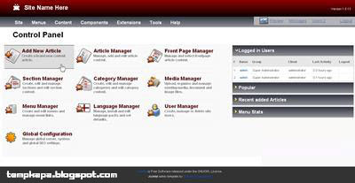 Dotcom - Шаблон для Админ панели Joomla 1.5