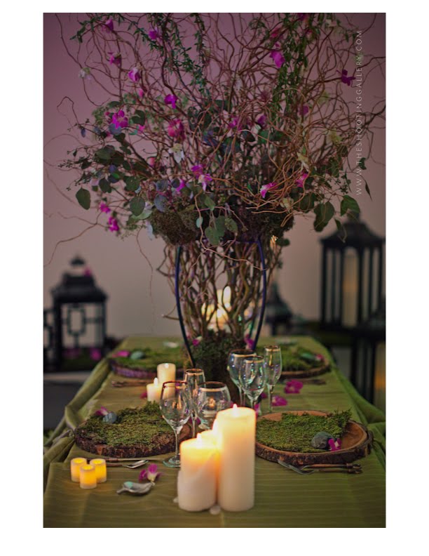 Style Me Pretty Enchanted Forest Wedding the Design