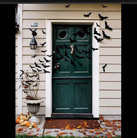 Ideas para decorar la puerta de entrada en Halloween