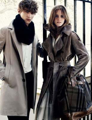 Emma Watson for Burberry Fall 2009 Campaign by Mario Testino