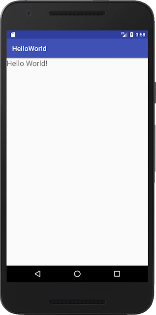 Run Hello World App on the Android Emulator