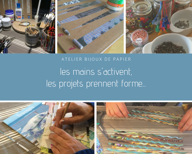 atelier bijoux de papier