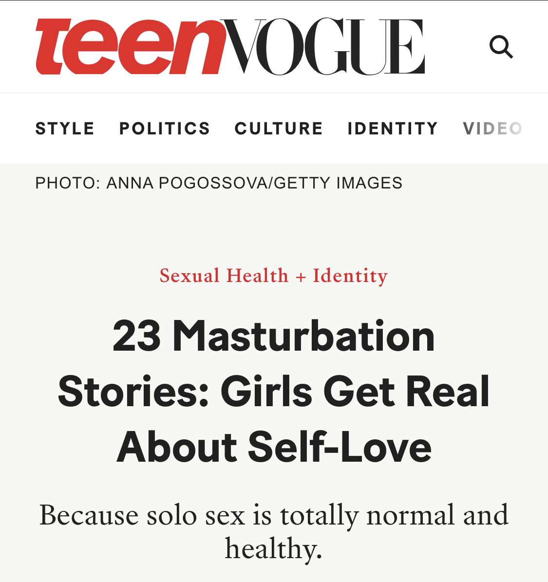 The Allure of Nymphets TEEN VOGUE Teen Masturbation Stories