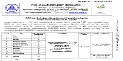 369 ITI Trade Apprentice Job Vacancies NLC India Limited