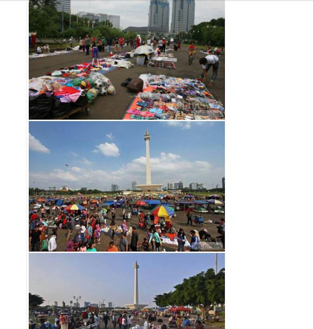 Monas Kembali Di Jajah PKL, Benarkah??