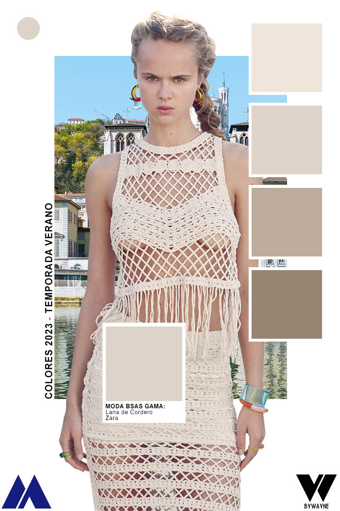 blanco nude crema hueso colores de moda primavera verano 2023