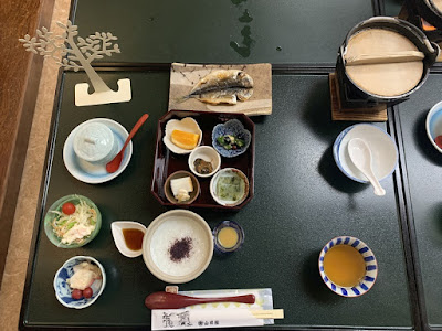 川浦温泉の朝食