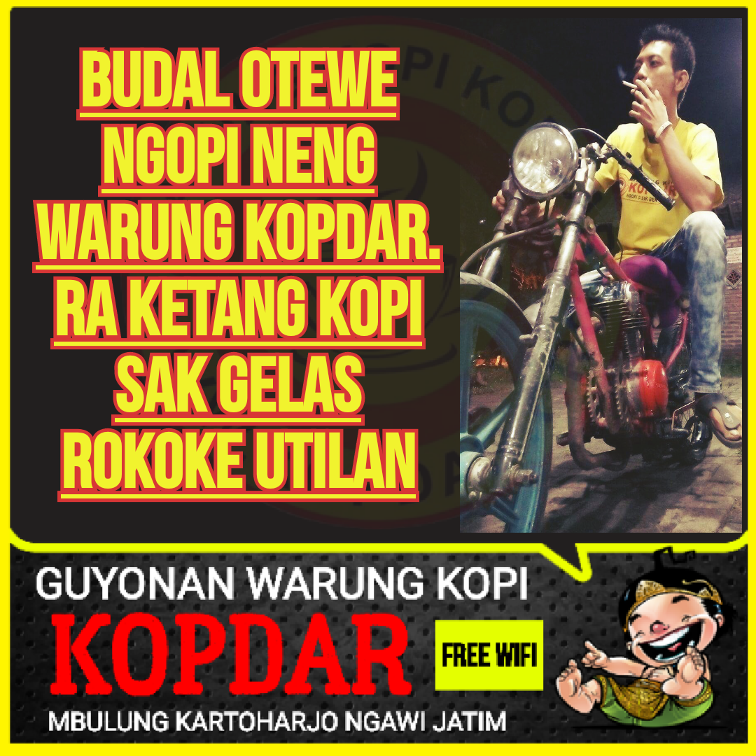 GAMBAR UCAPAN LUCU TERBARU WARUNG KOPI KOPDAR