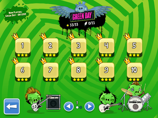 Angry Birds Friends Green Day