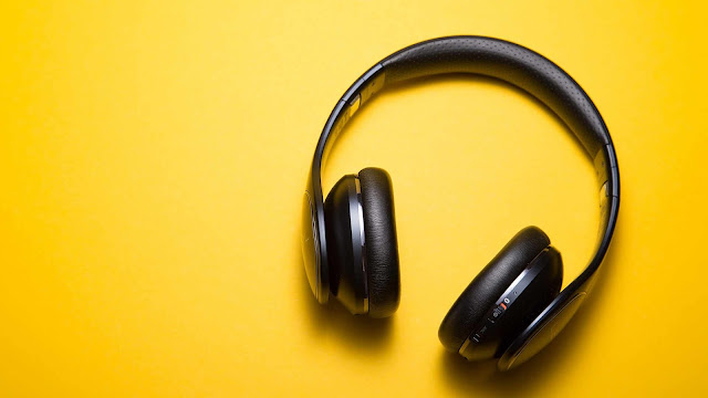 Free Headphones Yellow Background wallpaper. Click on the image above to download for HD, Widescreen, Ultra HD desktop monitors, Android, Apple iPhone mobiles, tablets.