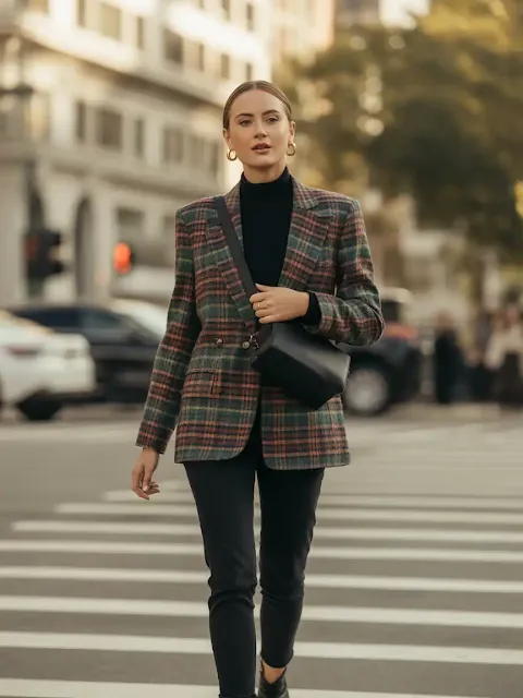 Try a Printed Blazer (Don’t Panic, It Works)