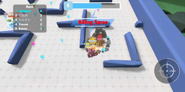 لعبة Tankr io Tank Realtime Battle | لعبة بطل معارك الدبابات والصراع المستمر