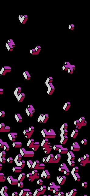 iphone wallpaper tetris style amoled black background