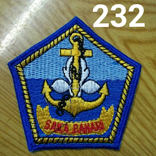 Badge Bordir Saka Bahari