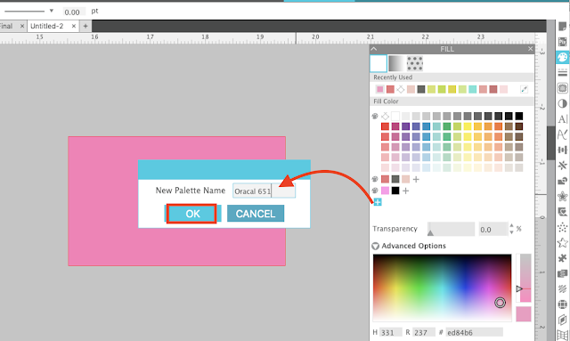 Hex IDs, Pantone Codes, studio v4.3, Oracal color chart, Siser color code