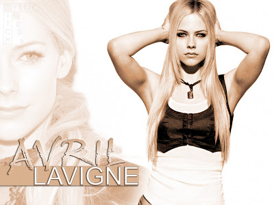 Avril Lavigne Sexy Hot Actress Wallpaper