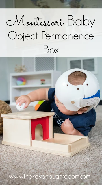 A look at this popular Montessori baby toy -- the object permanence box! 