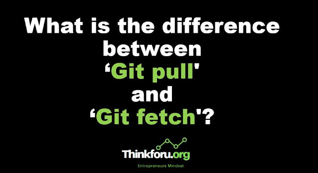 Cover Image of What is the difference between 'git pull' and 'git fetch'?