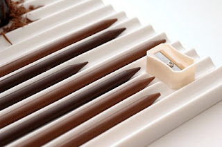 Chocolate pencils by Nendo