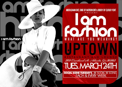 Fashion Stylists Atlanta on Tonight   March 24th For The Most Exclusive Fashion Mixer In Atlanta