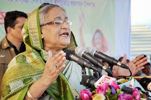 ‘কোন হুমকিতে কাজ হবে না’ -প্রধানমন্ত্রী