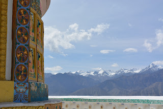 Shanti Stupa View