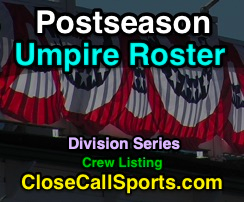 mlb postseason umpire assignments 2023