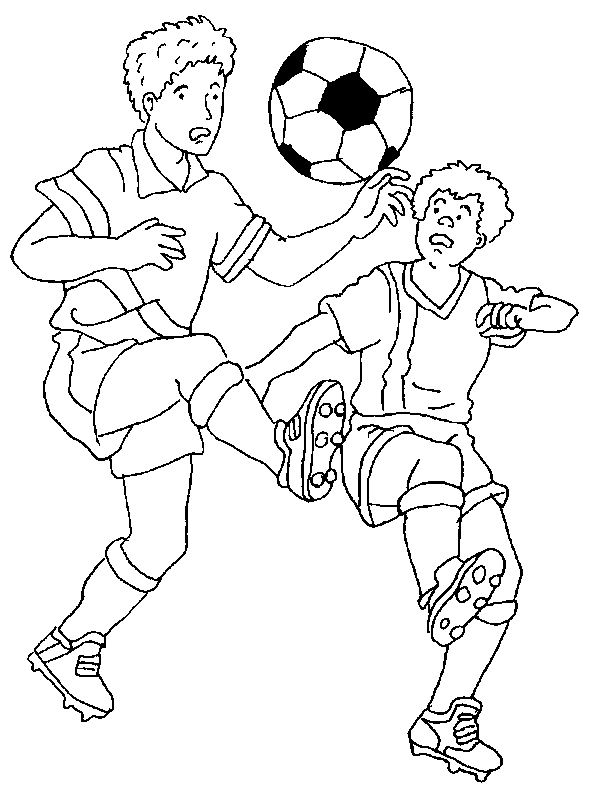 Bola sepak 2 - Gambar Mewarna  Colouring Picture