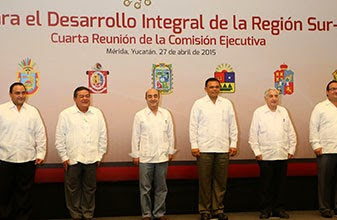 Cuarta reunión ejecutiva de la Comisión para el Desarrollo Integral de la Región Sur-Sureste de la Conferencia Nacional de Gobernadores (Conago)