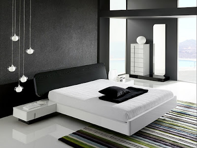 Decoración de Dormitorio en Negro