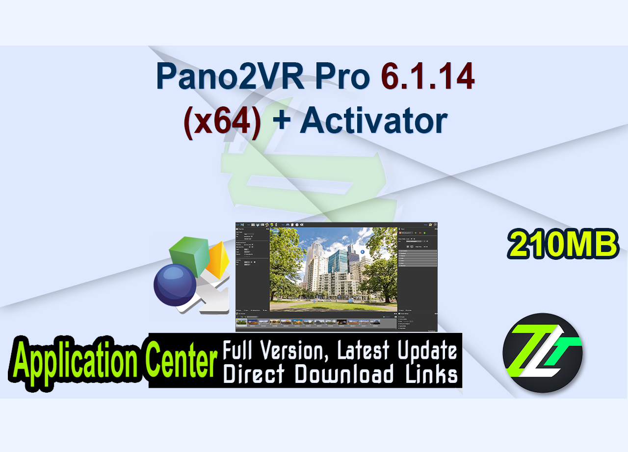 Pano2VR Pro 6.1.14 (x64) + Activator