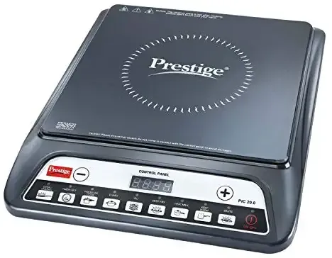 Prestige PIC 20 1200 Watt Induction Cooktop with Push button (Black)