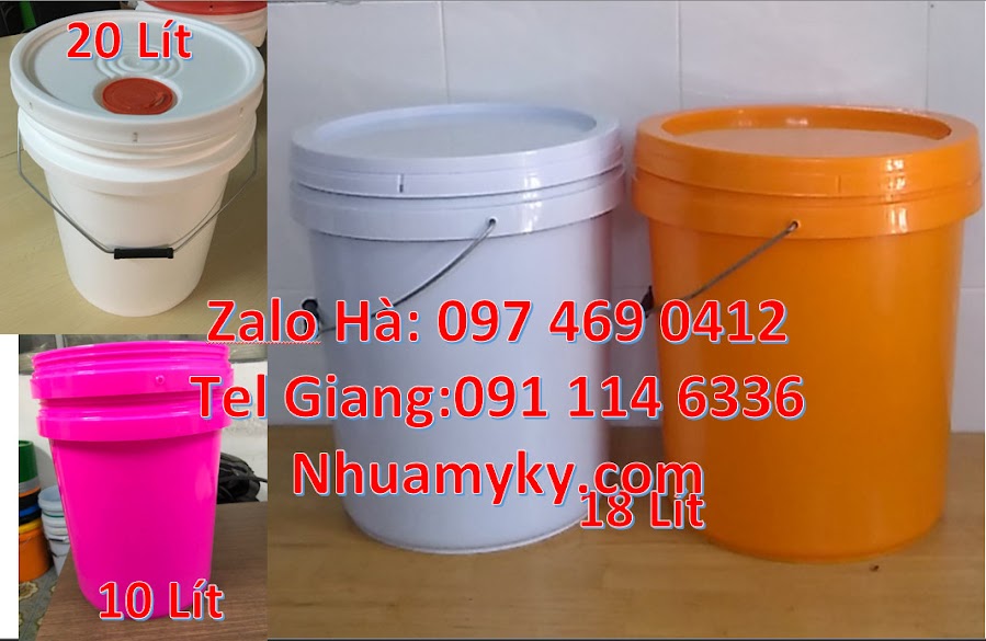 Bán Xô Nhựa Đựng Sơn 20 lít, Vỏ Thùng Sơn 22 Lít, Vỏ thùng sơn giá rẻ 20 lít quậ 22b739e36a65ac3bf57438