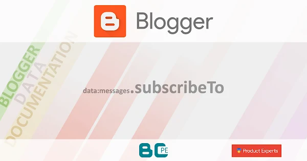 Blogger - data:messages.subscribeTo