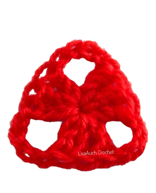 Triangle crochet - triangle motif crochet pattern granny