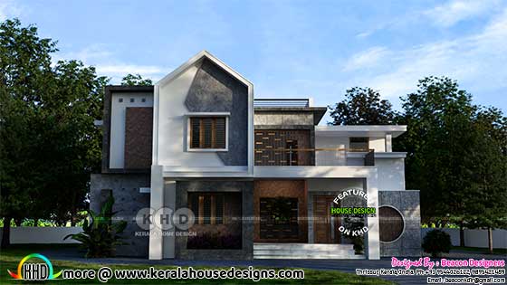 Modern and Spacious sober colored house