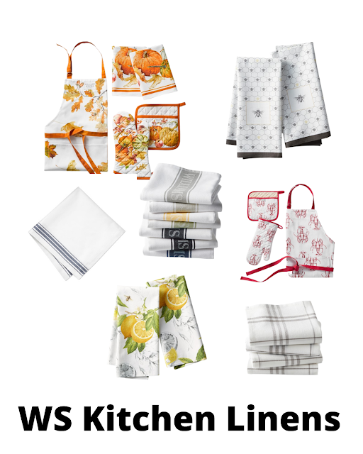 Williams Sonoma kitchen linens