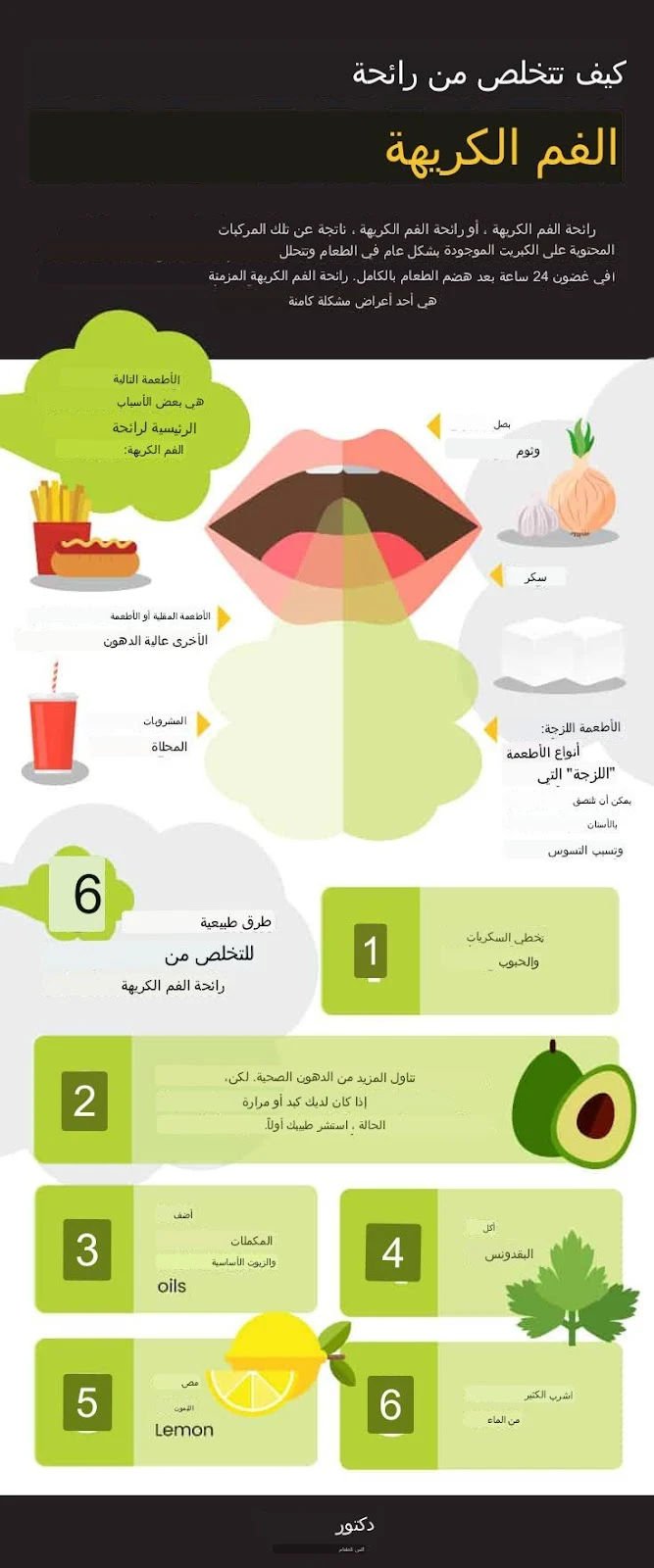 كيفية التخلص من رائحة الفم الكريهة: 6 طرق طبيعية -