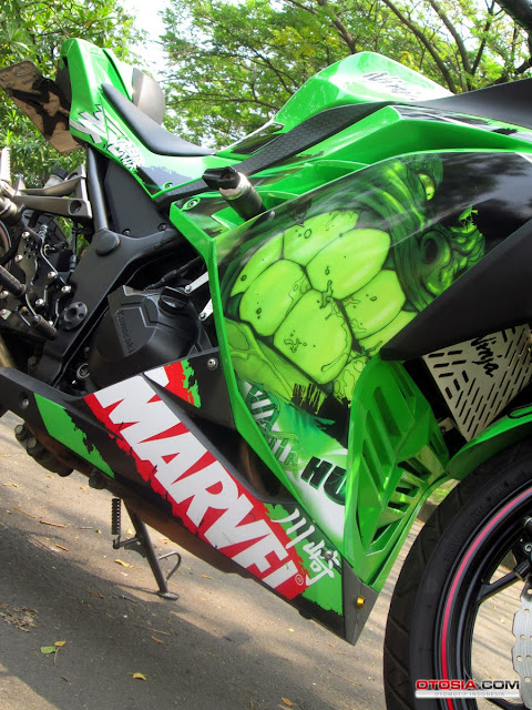 Gambar Modifikasi Motor Kawasaki Ninja N250 FI Keluaran 2013
