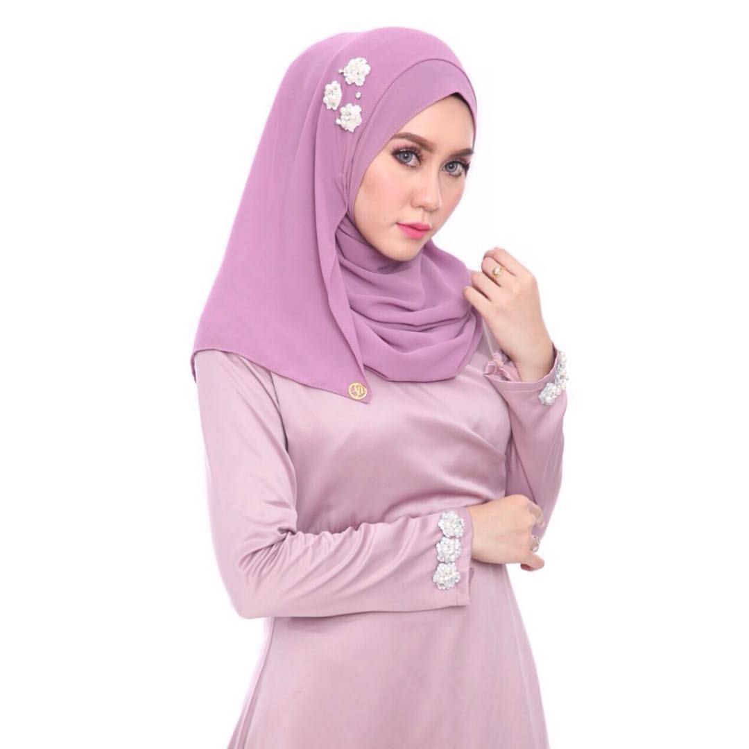 Jubah Satin  753 Malaysian Baju  Kurung