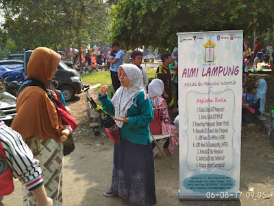 AIMI Lampung Edukasi Cara Gendong Anak