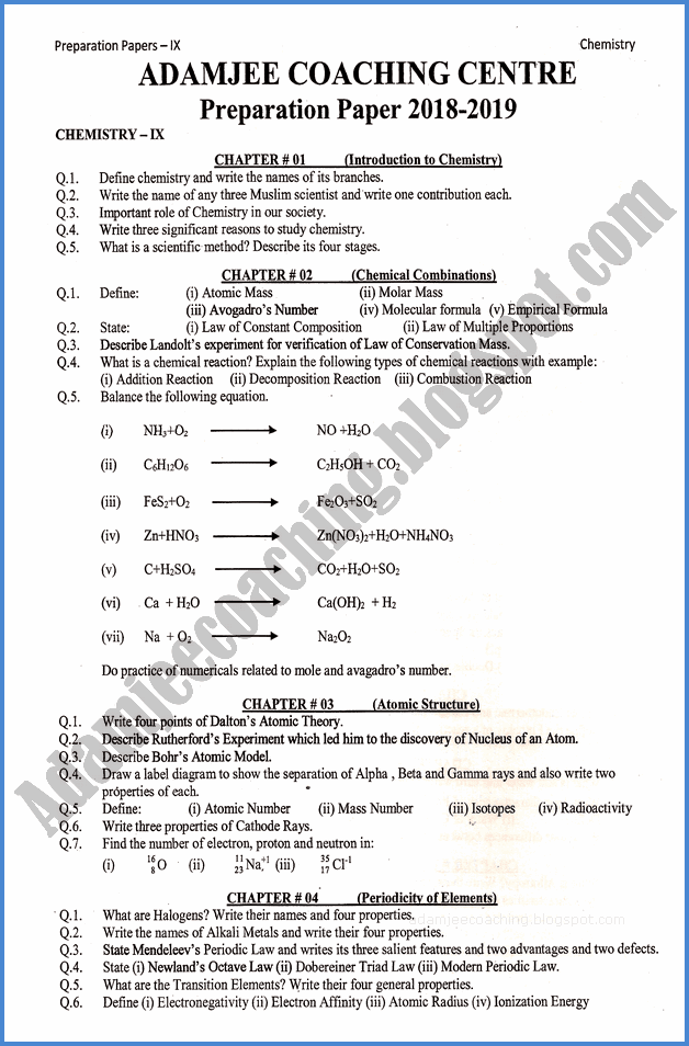 chemistry-9th-adamjee-coaching-guess-paper-2019-science-group