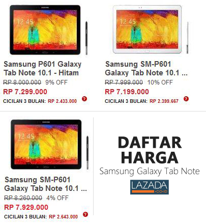 Harga Samsung Galaxy Note
