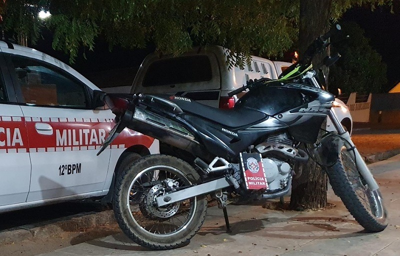   Polícia Militar apreende neste sábado (25) motocicleta com sinas de adulteração em Brejo do Cruz
