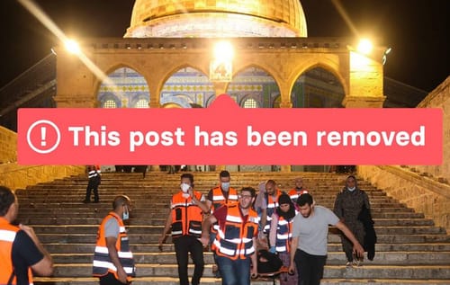 Instagram removes posts from Al-Aqsa Mosque