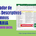 Fichas descriptivas de alumnos primaria en formato excel